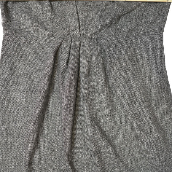 Silence Noise Fall Sheath Dress Twill V-Neck Pleated Lined Layering Sz 12 EUC - Picture 6 of 12